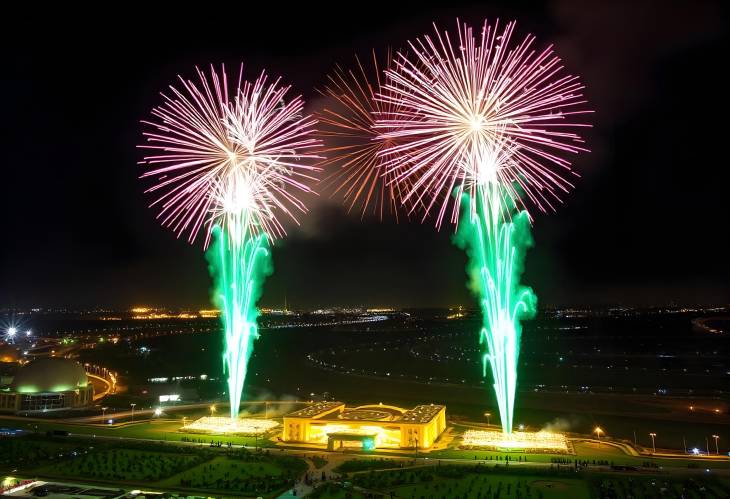 Al Khobar Celebrates Saudi National Day with Fireworks